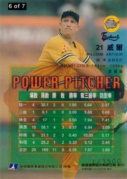 1997 CPBL Diamond Series - Power Pitchers #6 Bill Flynt Back