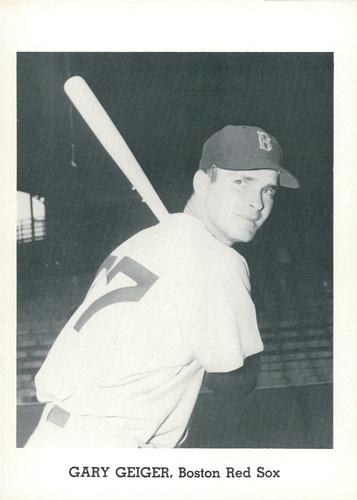 1963 Jay Publishing Boston Red Sox Set B #NNO Gary Geiger Front