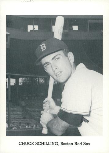 1963 Jay Publishing Boston Red Sox Set B #NNO Chuck Schilling Front