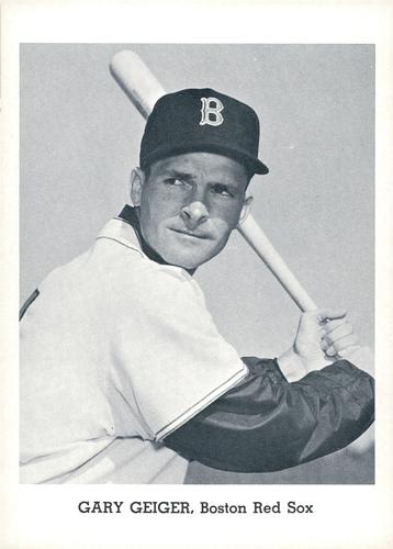 1964 Jay Publishing Boston Red Sox  #NNO Gary Geiger Front