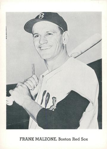 1962 Jay Publishing Boston Red Sox 5x7 Photos (Set B) #NNO Frank Malzone Front