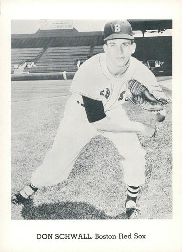1962 Jay Publishing Boston Red Sox 5x7 Photos (Set B) #NNO Don Schwall Front