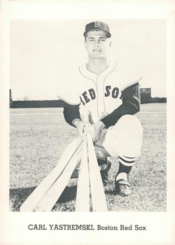 1962 Jay Publishing Boston Red Sox 5x7 Photos (Set B) #NNO Carl Yastrzemski Front