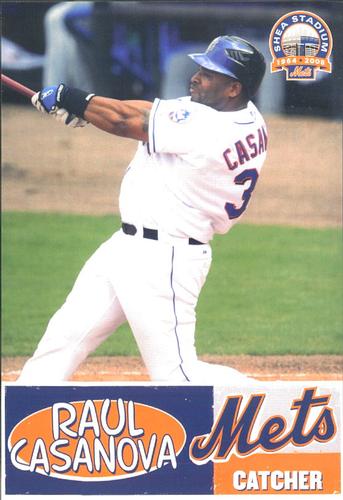 2008 New York Mets Summer at Shea Photocards #4 Raul Casanova Front