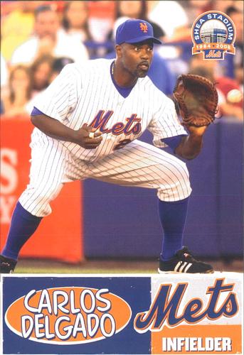 2008 New York Mets Summer at Shea Photocards #9 Carlos Delgado Front