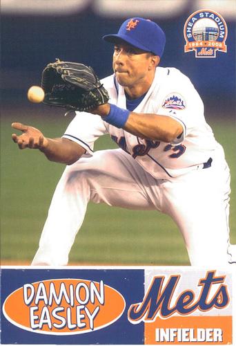 2008 New York Mets Summer at Shea Photocards #10 Damion Easley Front
