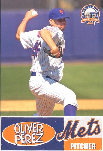 2008 New York Mets Summer at Shea Photocards #19 Oliver Perez Front