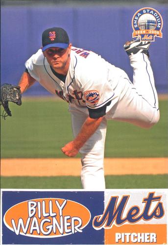 2008 New York Mets Summer at Shea Photocards #26 Billy Wagner Front
