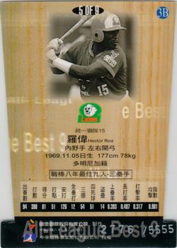 1997 CPBL C&C Series - All-League Best 9 #5 Hector Roa Back