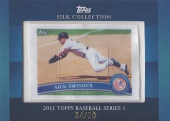 2011 Topps - Silk Collection #40 Nick Swisher Front