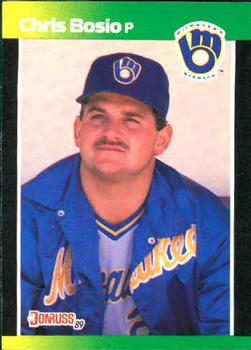 1989 Donruss Baseball's Best #109 Chris Bosio Front