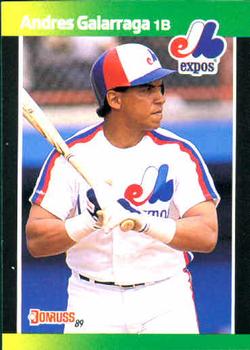 1989 Donruss Baseball's Best #12 Andres Galarraga Front