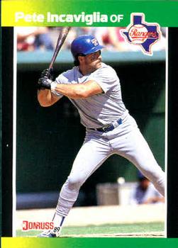 1989 Donruss Baseball's Best #144 Pete Incaviglia Front
