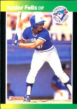 1989 Donruss Baseball's Best #199 Junior Felix Front