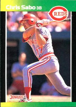 1989 Donruss Baseball's Best #222 Chris Sabo Front