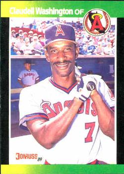 1989 Donruss Baseball's Best #227 Claudell Washington Front