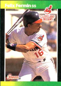 1989 Donruss Baseball's Best #229 Felix Fermin Front