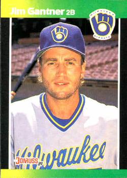 1989 Donruss Baseball's Best #295 Jim Gantner Front