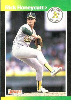 1989 Donruss Baseball's Best #313 Rick Honeycutt Front