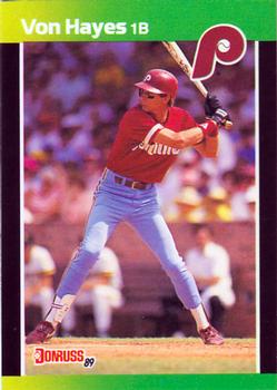 1989 Donruss Baseball's Best #47 Von Hayes Front