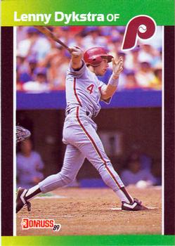 1989 Donruss Baseball's Best #159 Lenny Dykstra Front