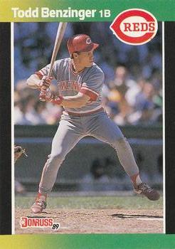 1989 Donruss Baseball's Best #174 Todd Benzinger Front