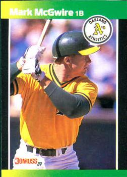1989 Donruss Baseball's Best #43 Mark McGwire Front