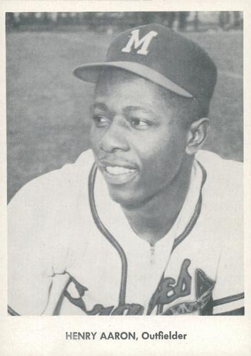 1958 Jay Publishing All-Stars Set A #NNO Henry Aaron Front