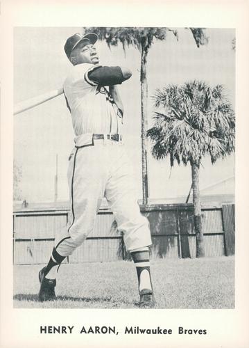 1961 Jay Publishing All-Stars #NNO Henry Aaron Front