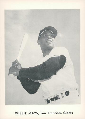 1961 Jay Publishing All-Stars #NNO Willie Mays Front