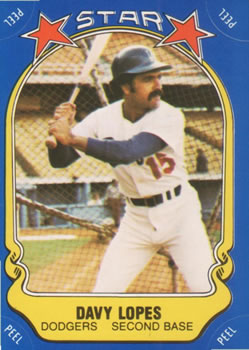 1981 Fleer Star Stickers #67 Davey Lopes Front