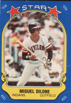 1981 Fleer Star Stickers #86 Miguel Dilone Front