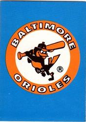 1983 Fleer Star Stickers #NNO Baltimore Orioles Front