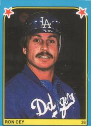 1983 Fleer Star Stickers #122 Ron Cey Front
