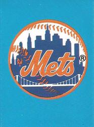 1983 Fleer Star Stickers #NNO New York Mets Front