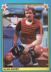 1983 Fleer Star Stickers #212 Alan Ashby Front