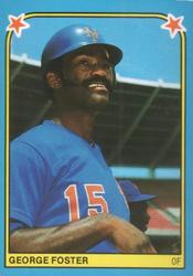 1983 Fleer Star Stickers #239 George Foster Front
