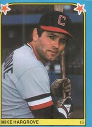 1983 Fleer Star Stickers #242 Mike Hargrove Front