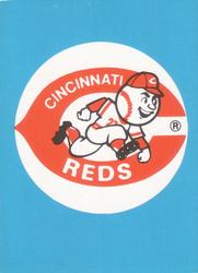 1983 Fleer Star Stickers #NNO Cincinnati Reds Checklist Front