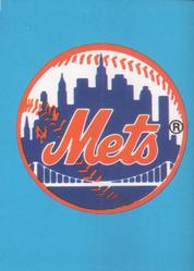 1983 Fleer Star Stickers #NNO New York Mets Front