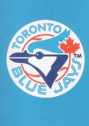 1983 Fleer Star Stickers #NNO Toronto Blue Jays Front