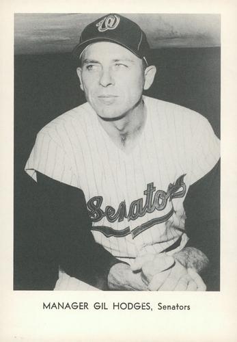 1967 Sports Service Washington Senators #NNO Gil Hodges Front