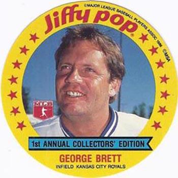1986 Jiffy Pop Discs - Promos #NNO George Brett Front