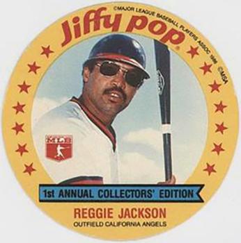 1986 Jiffy Pop Discs - Promos #NNO Reggie Jackson Front