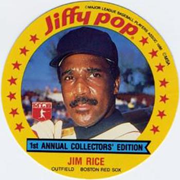 1986 Jiffy Pop Discs - Promos #NNO Jim Rice Front