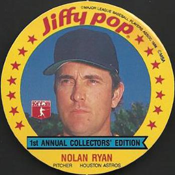 1986 Jiffy Pop Discs - Promos #NNO Nolan Ryan Front