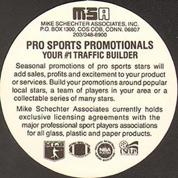 1986 Jiffy Pop Discs - Promos #NNO Mike Schmidt Back