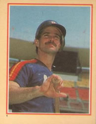 1984 Fleer Star Stickers #1 Dickie Thon Front