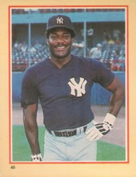 1984 Fleer Star Stickers #45 Don Baylor Front