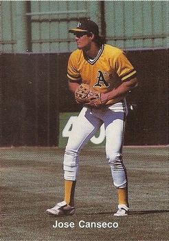 1989 Cactus League All-Stars (unlicensed) #8 Jose Canseco Front